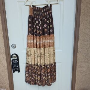GardenBelle Boho Maxi Skirt